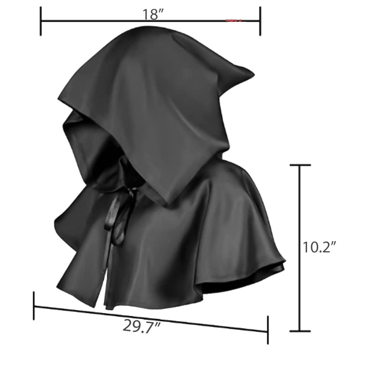 Hooded Hero Cape Halloween Christmas Cloak 8