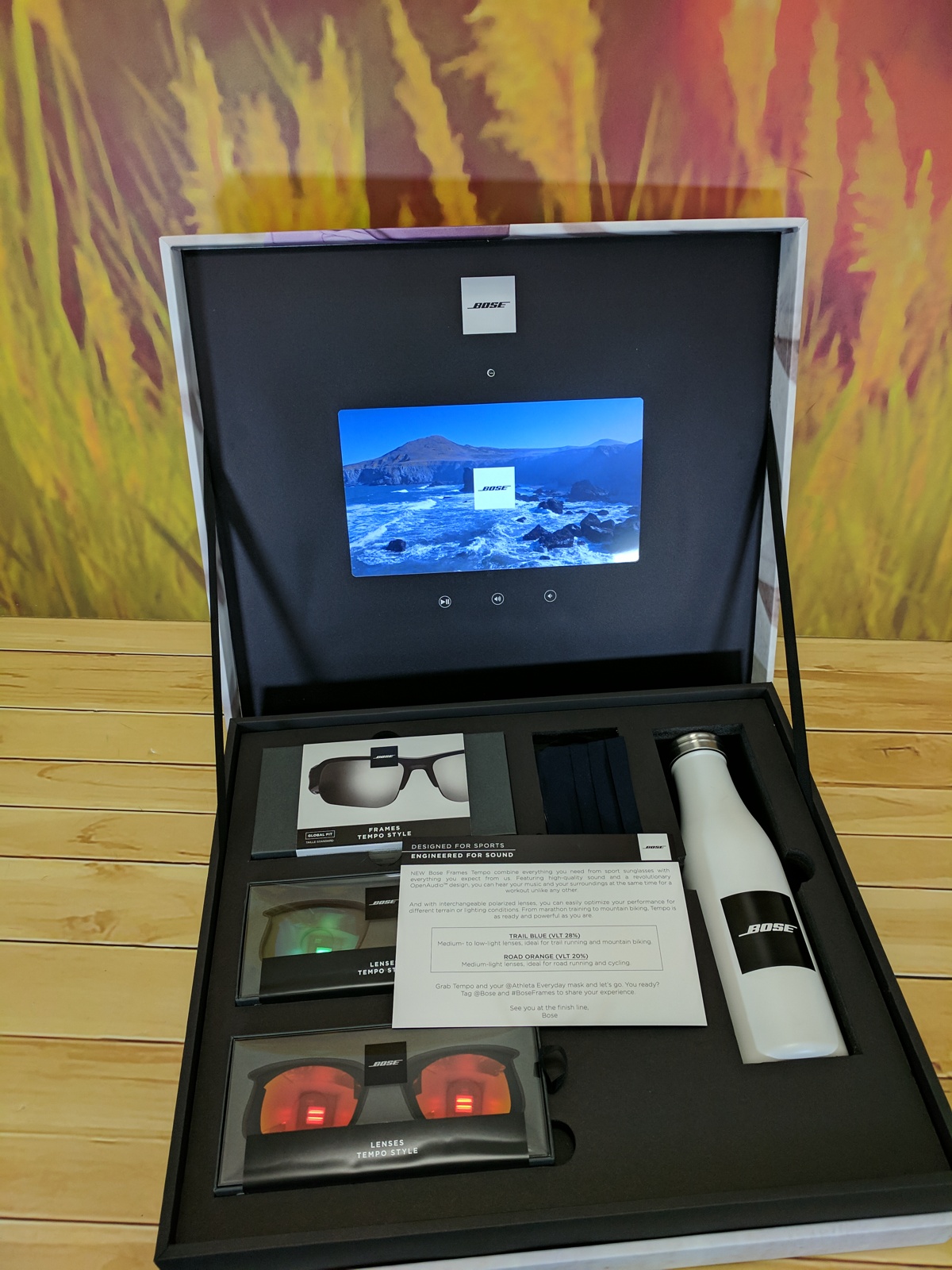 Custom Printed Full Color Hinged Soft Touch Luxury Gift Box - 13x3.5x3 24