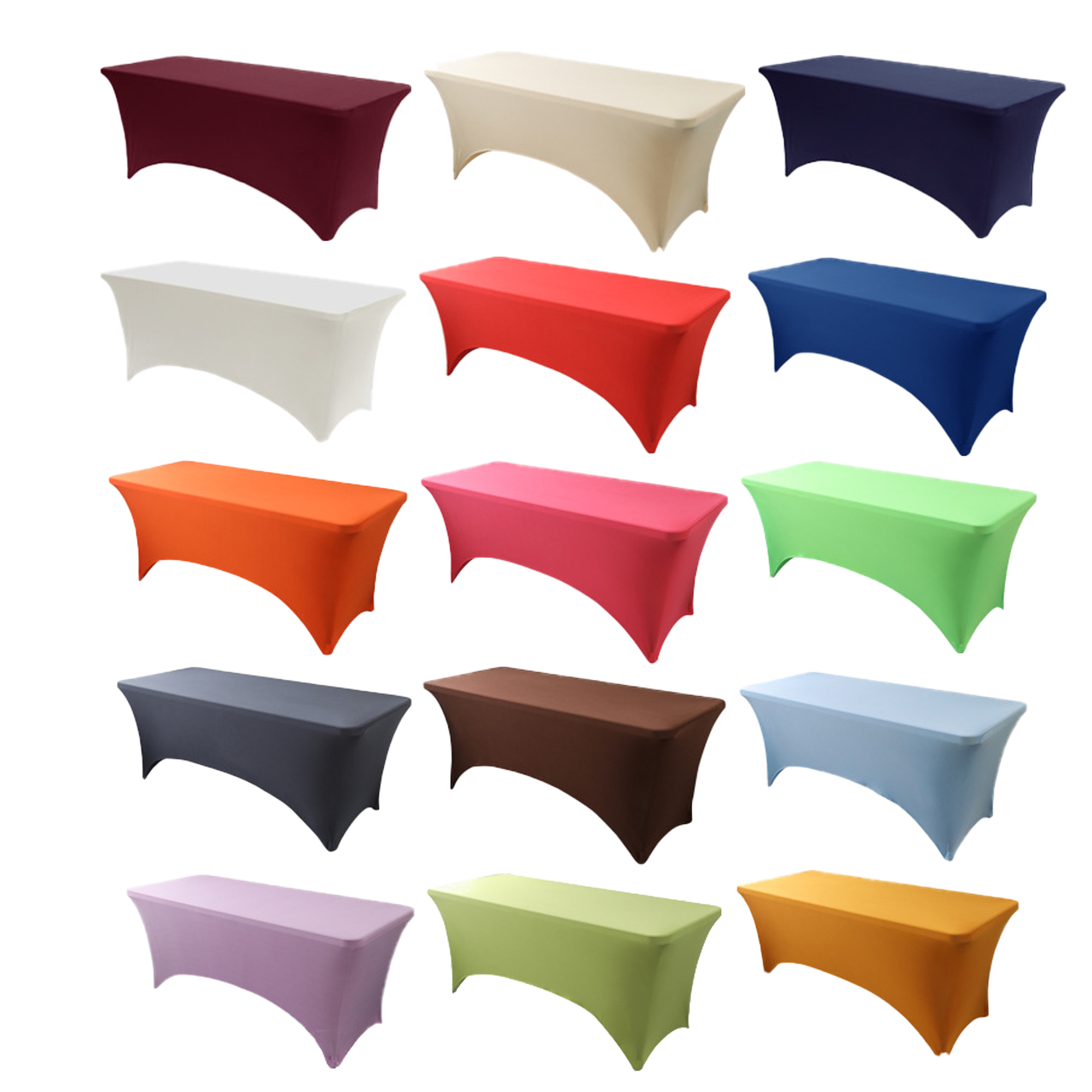 Multi-Color Tablecloths Available 6