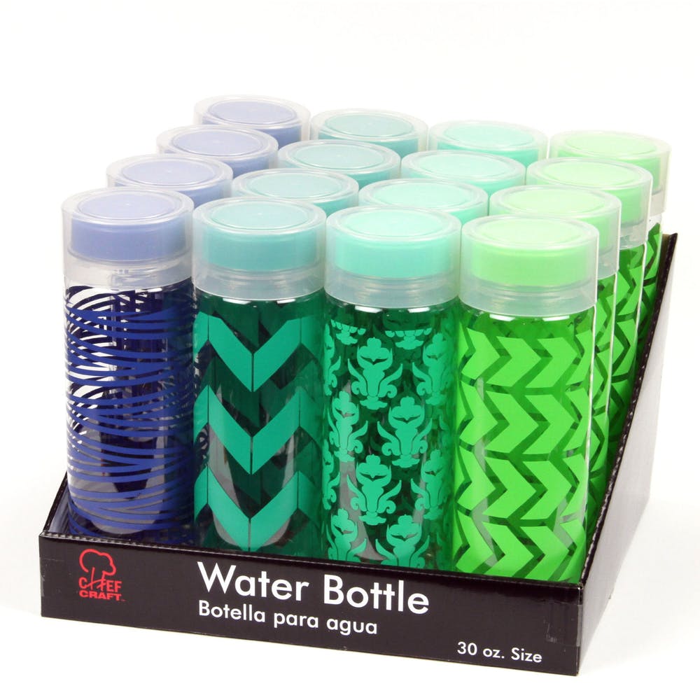 Water Bottles - 30 oz 4 Designs Counter Display 3