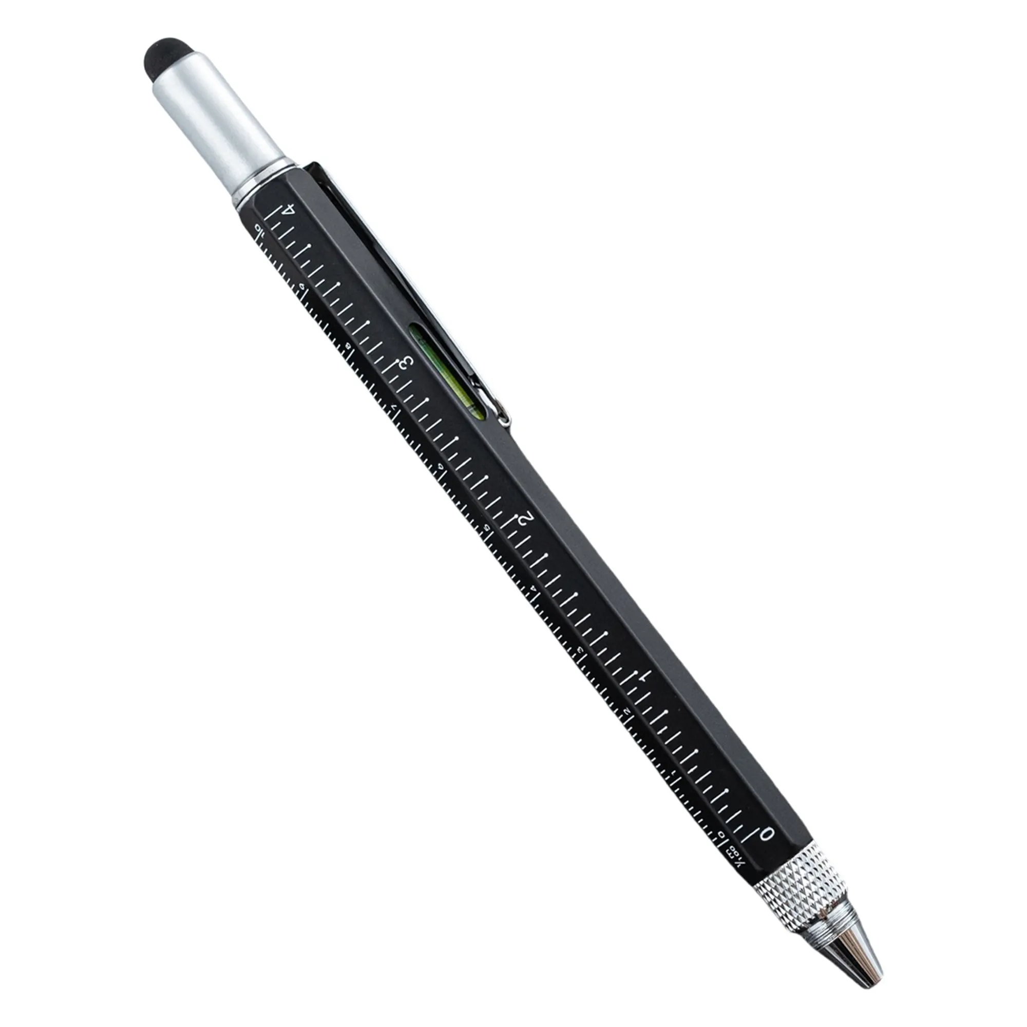Metal 6 in 1 Multitool Stylus Ruler Ballpoint Pen 44