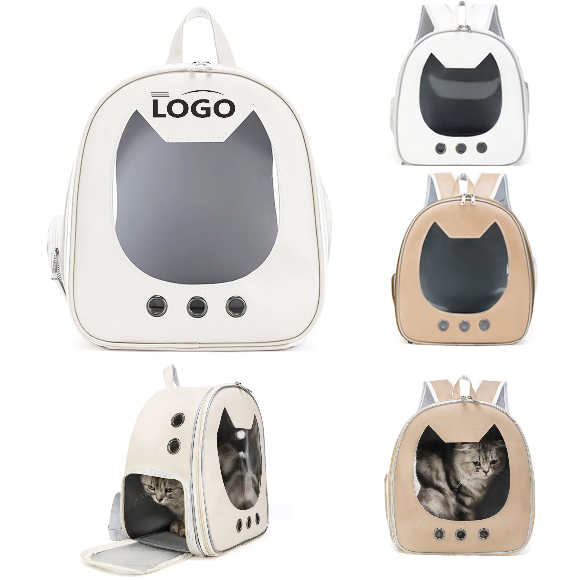 MOQ10 Breathable Shoulder Cat Bag 5