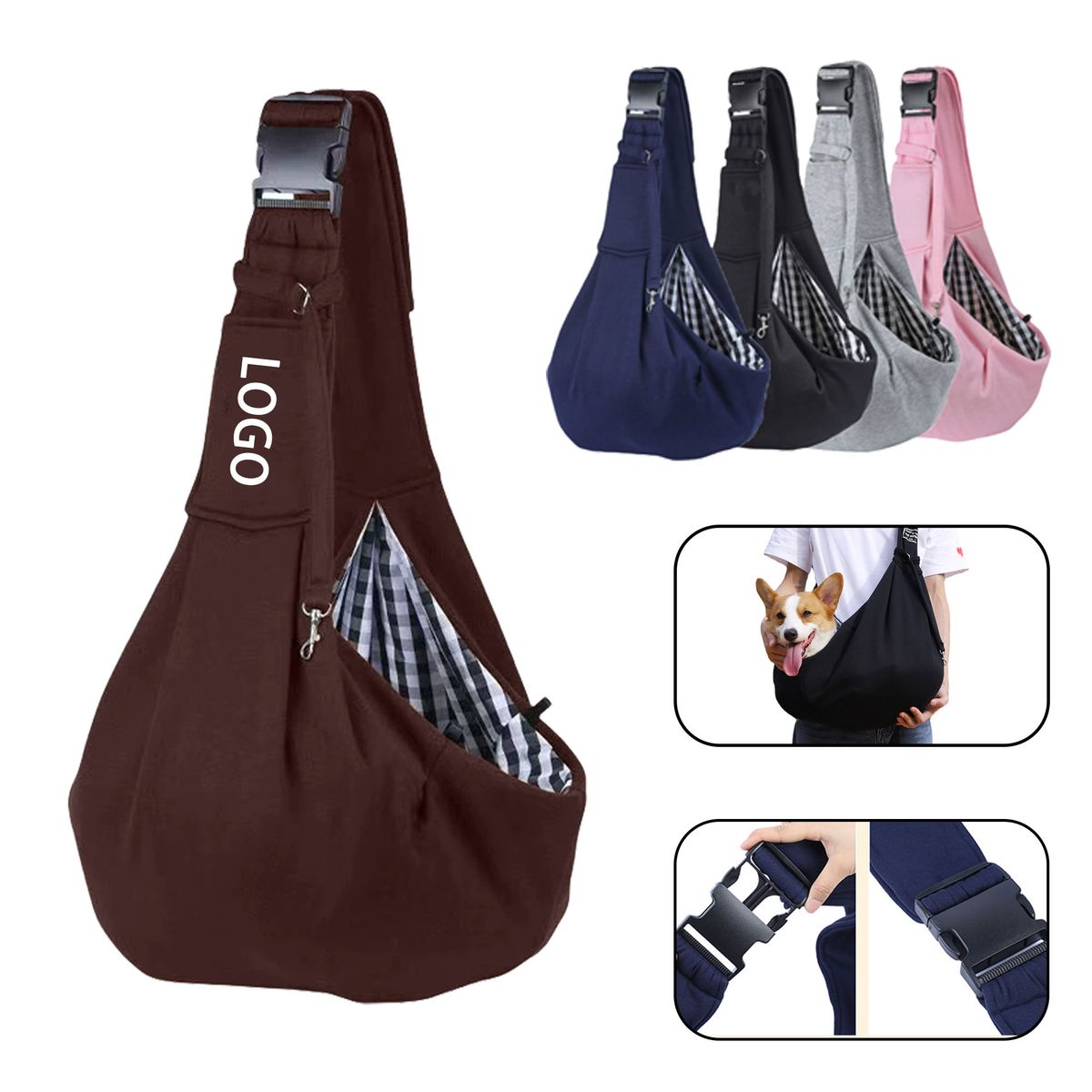 Small Pet Carrier Sling 7