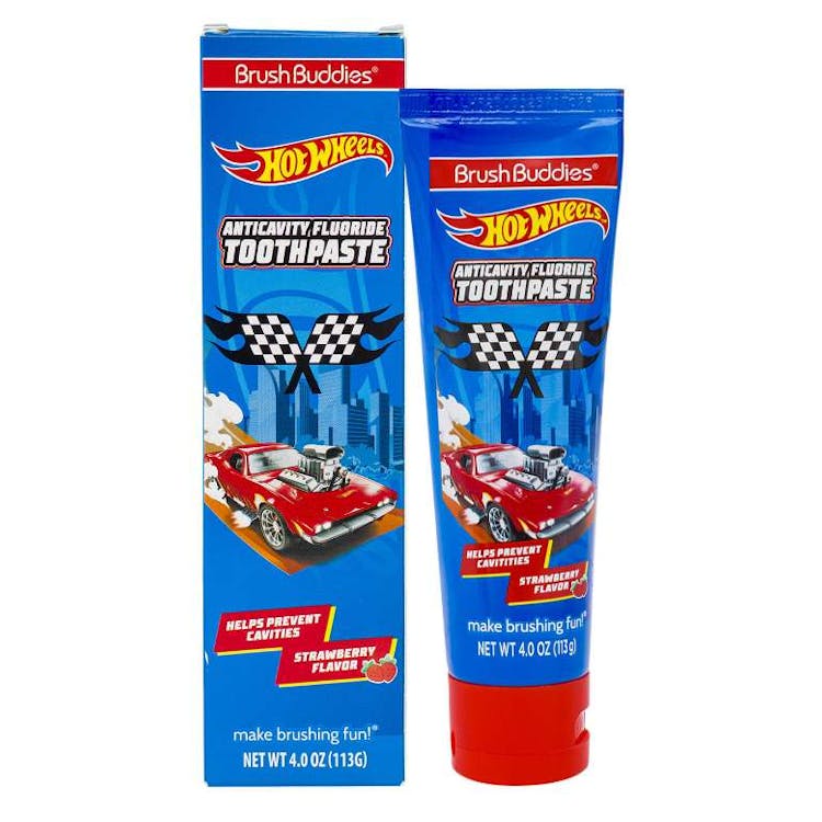 Hot Wheels Strawberry Kids Toothpaste - 4 oz 3