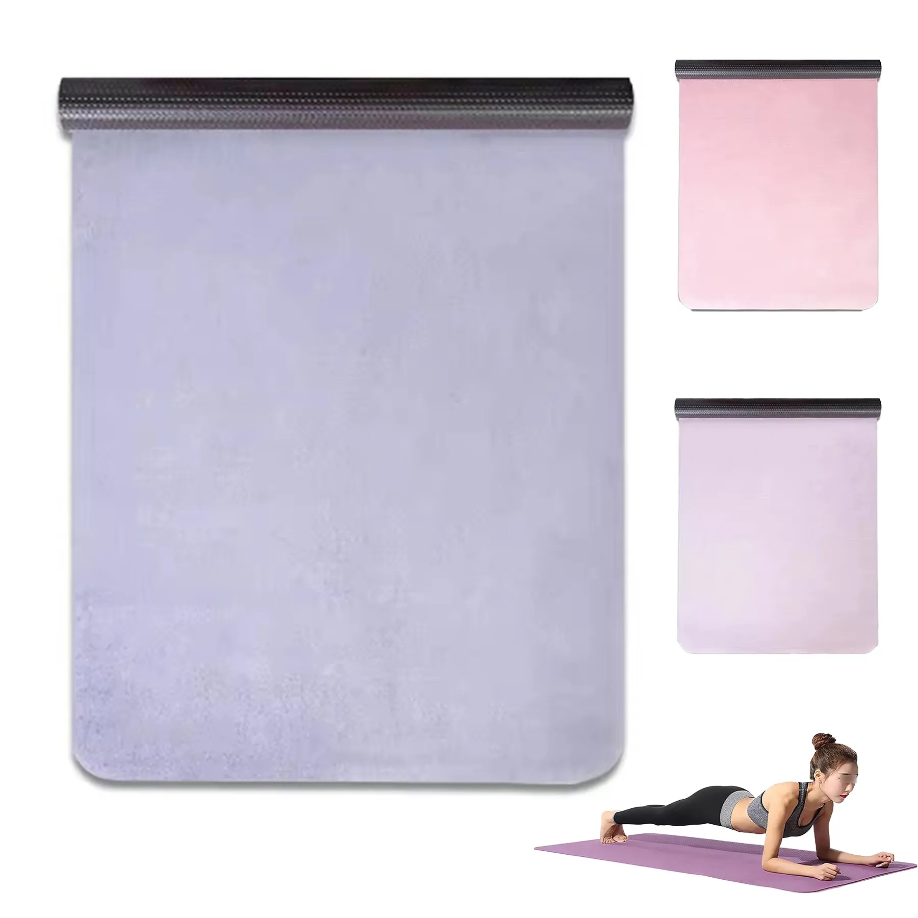 Yoga Thin Non Slip Suede Mat 15