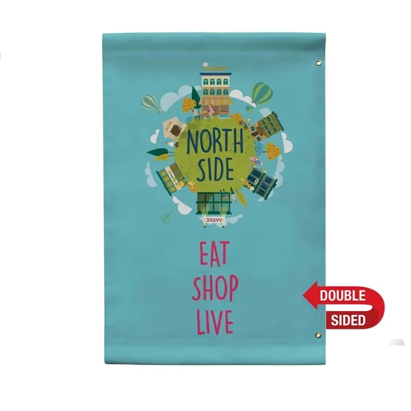 24 x 36 in Vinyl Boulevard Banner Double-Sided