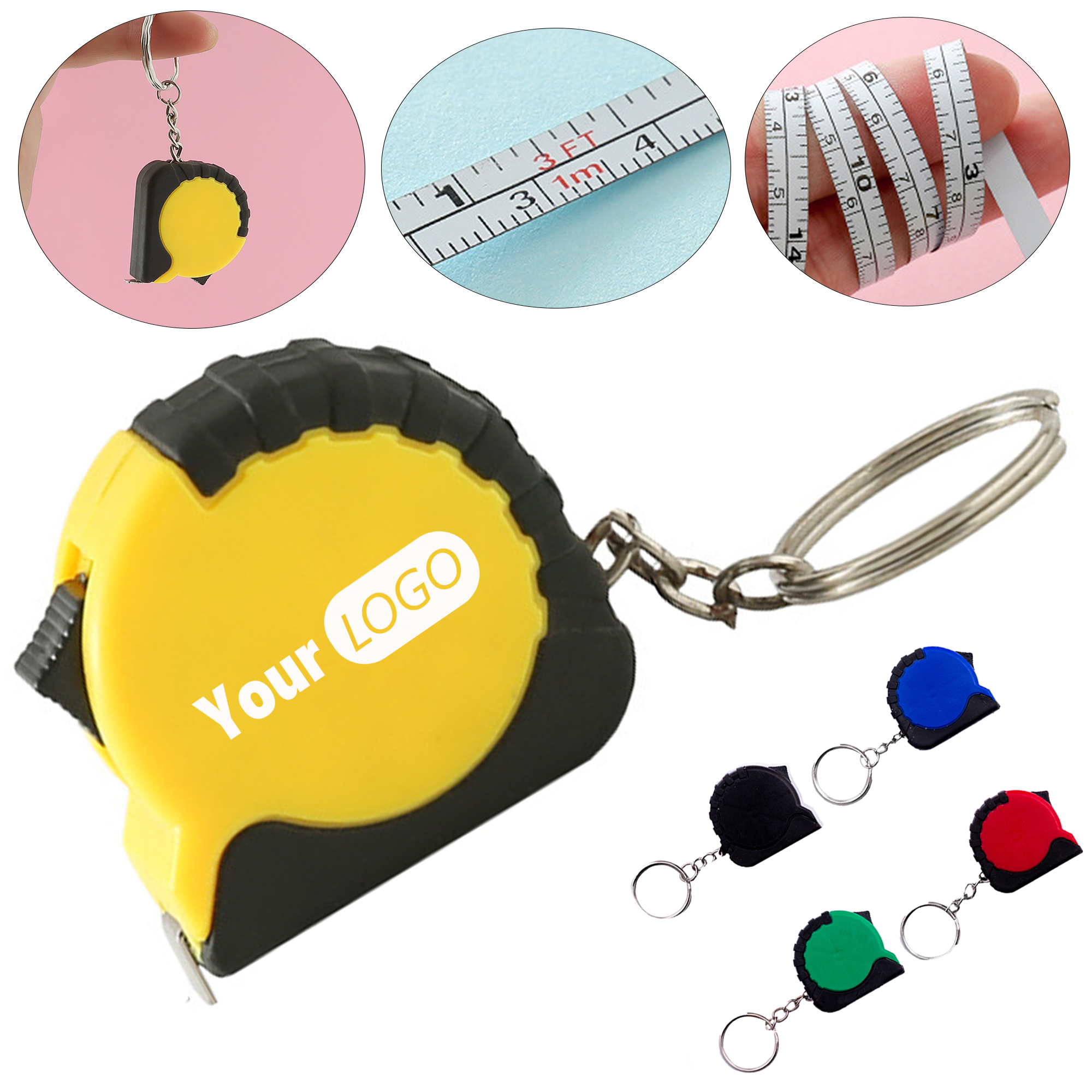 Mini Portable Measure Keychains 9