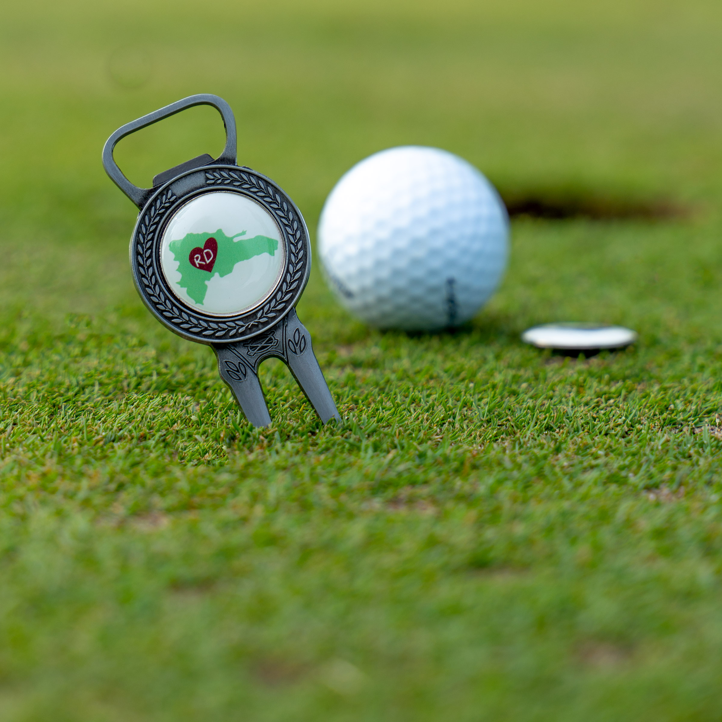 Golf Divot Tool w/ Bottle Opener & Ball Marker 31