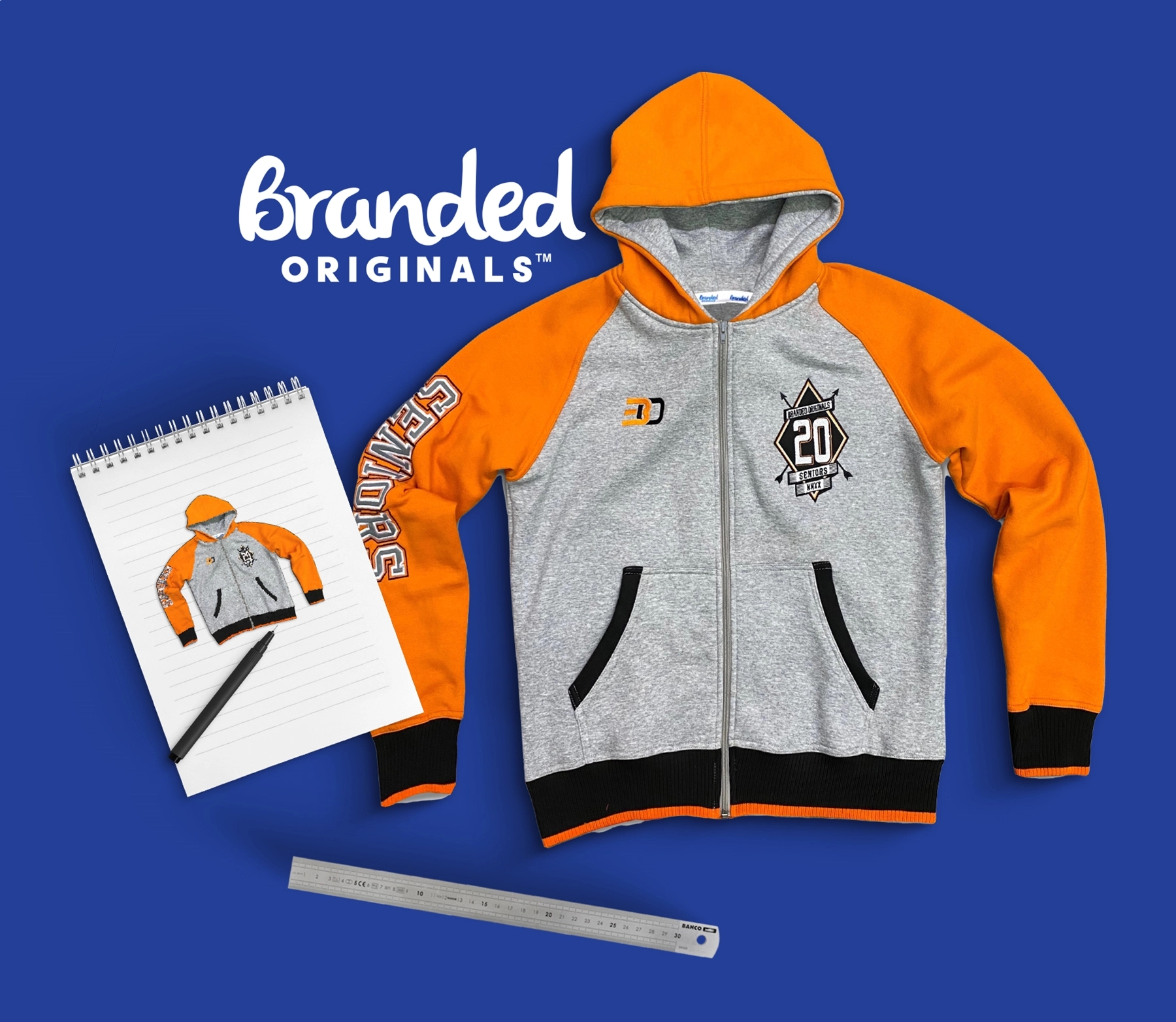 Custom Cotton Hoodie (Zip Up), custom hoodie or sweatshirt with logo imprint 16