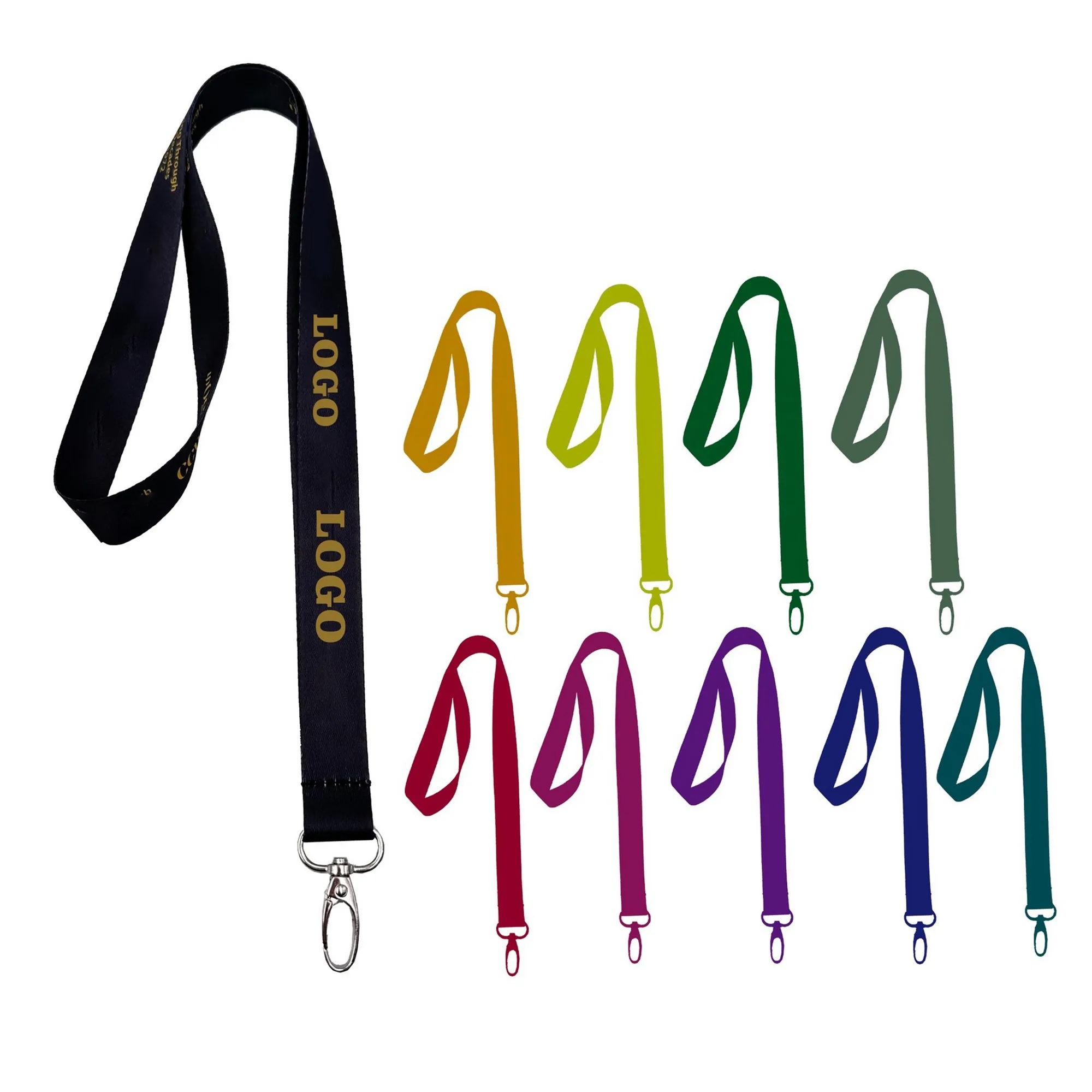 3/5" Polyester Lanyard MOQ 100PCS