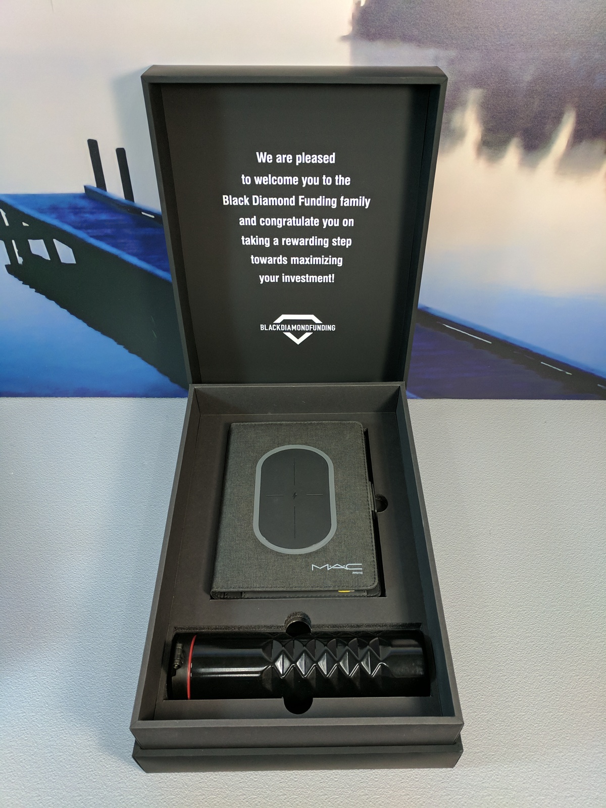 Custom Printed Full Color Hinged Soft Touch Luxury Gift Box - 13x3.5x3 22