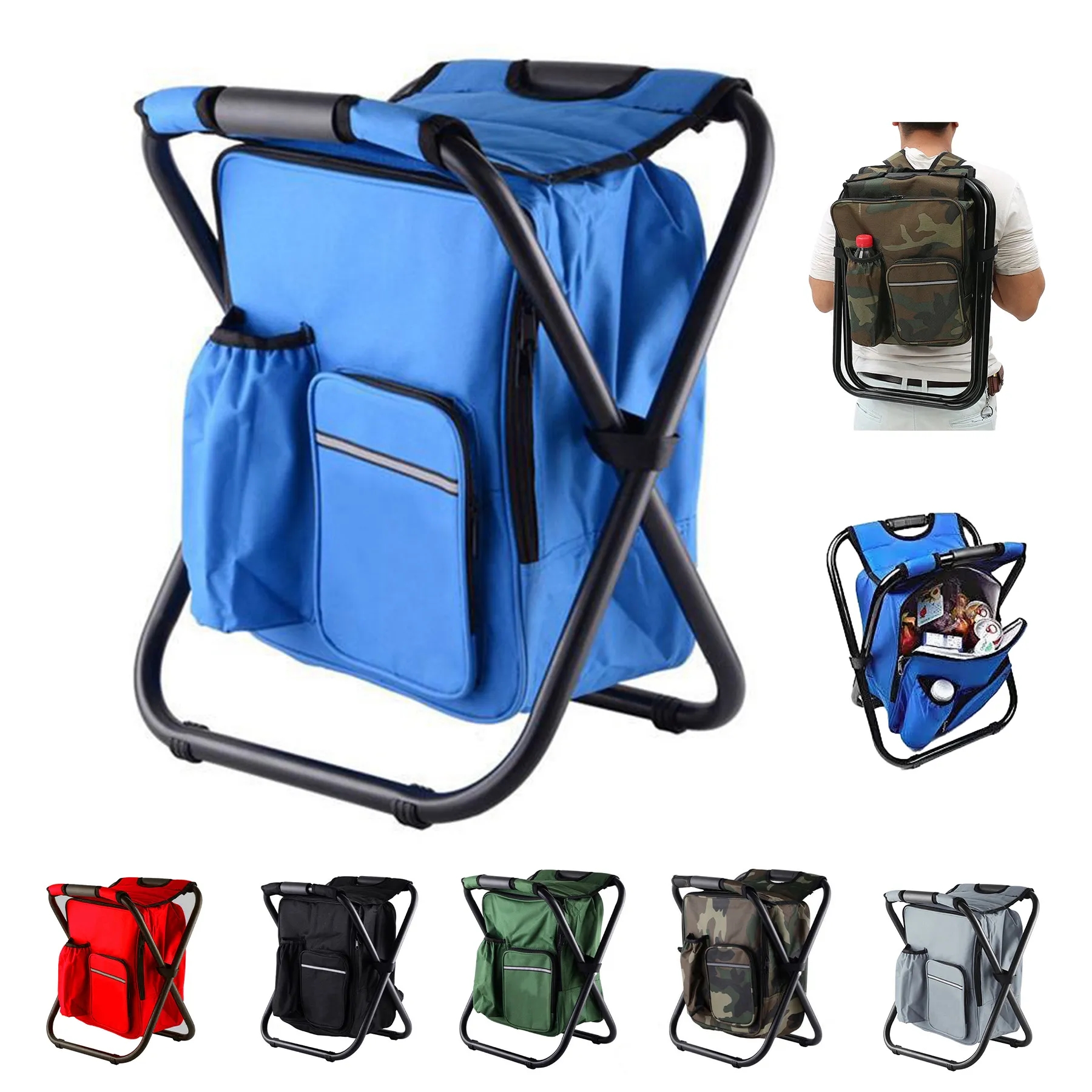 Camping Stool with Insulated Bag 23