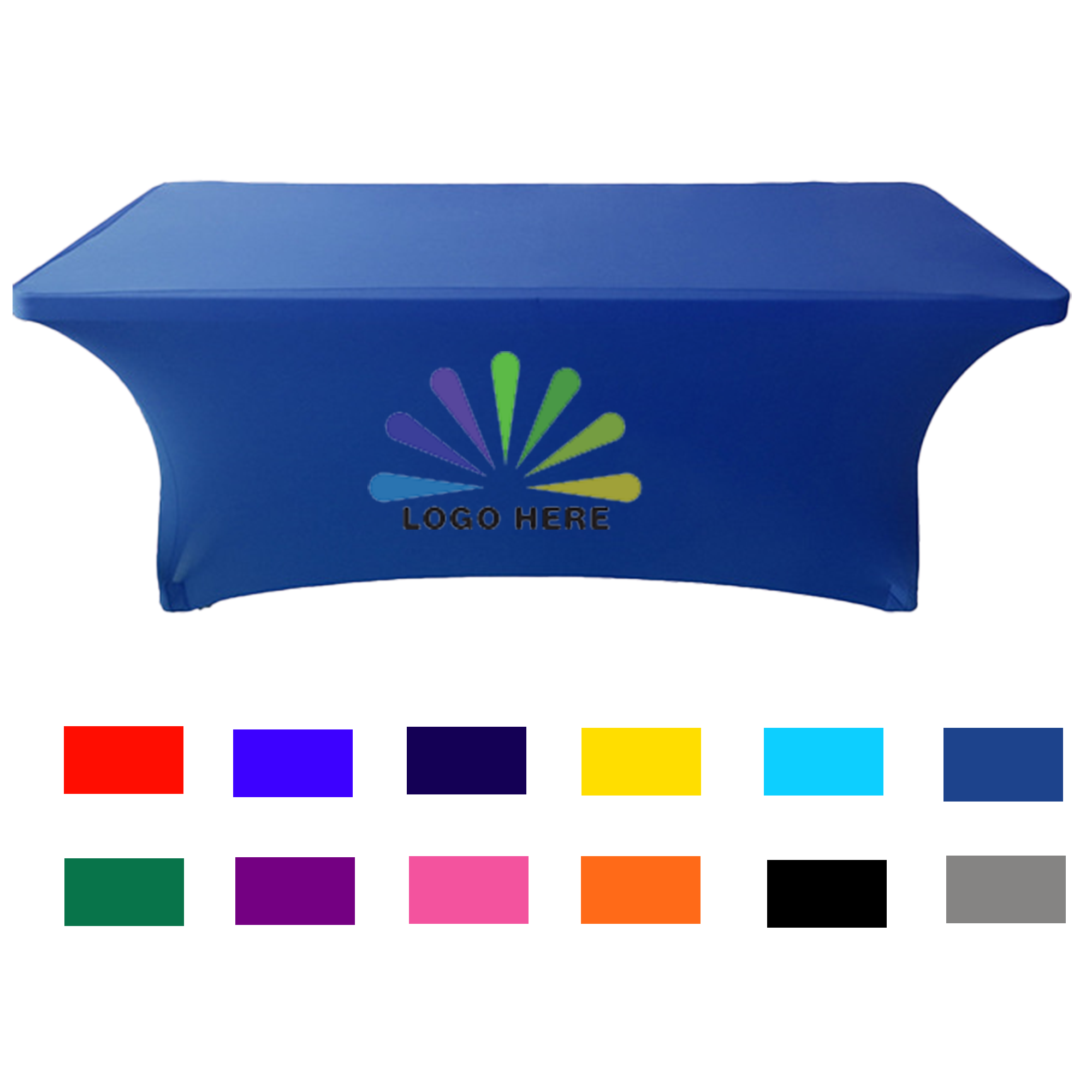 Custom 6FT Stretch Table Cover for Events 3
