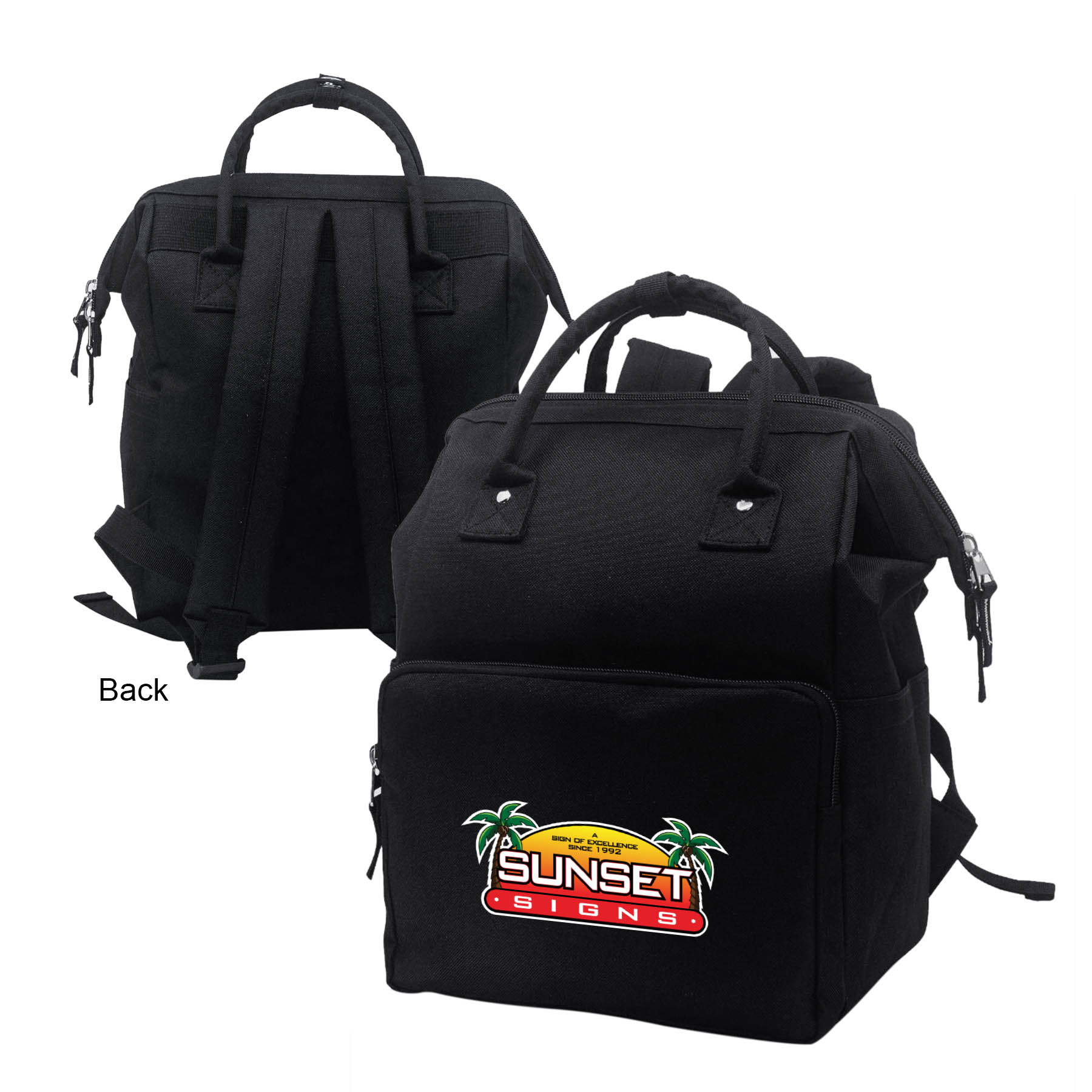 600D Wide-Mouth Cooler Backpack 11