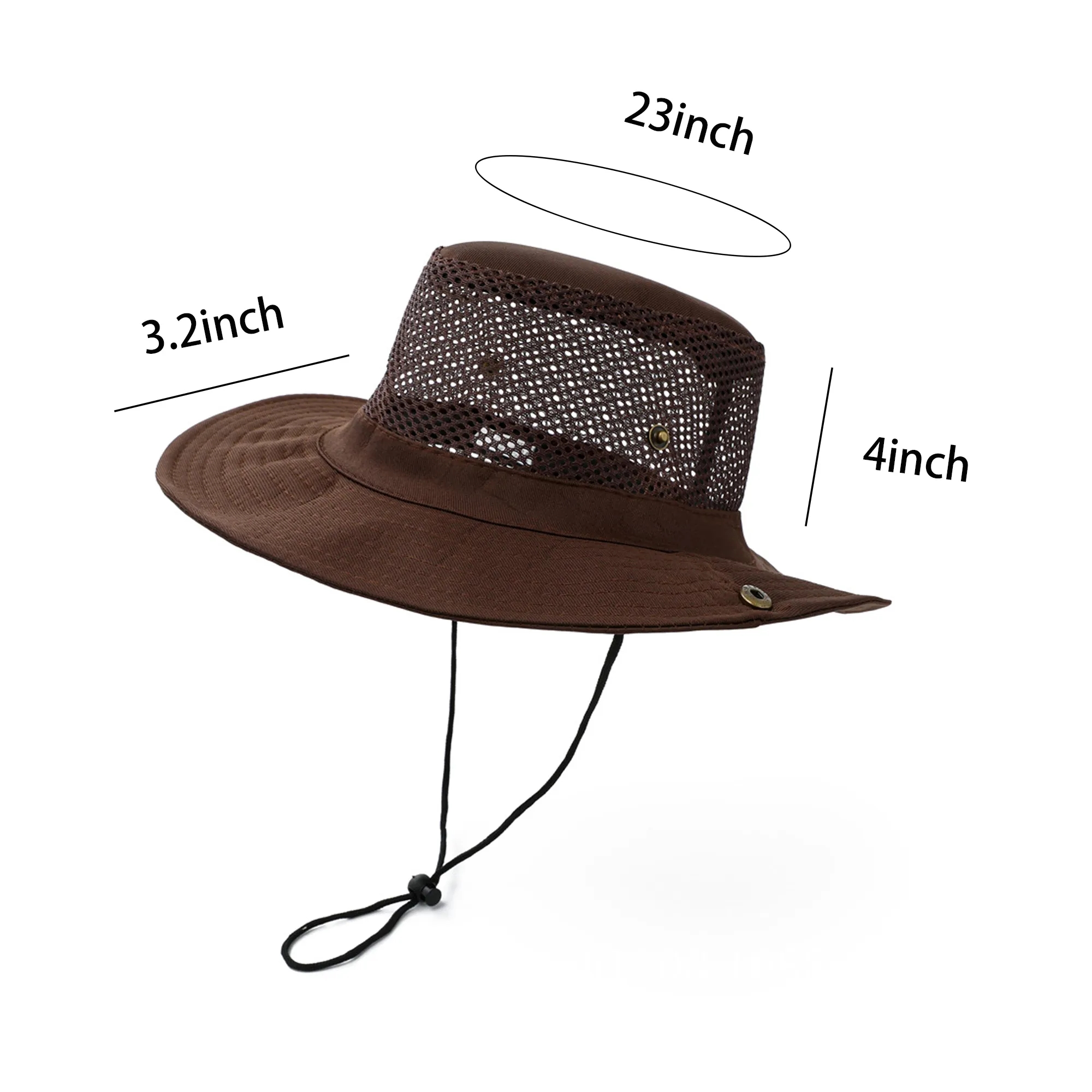 Mesh Ventilation Bucket Sun Hat 6