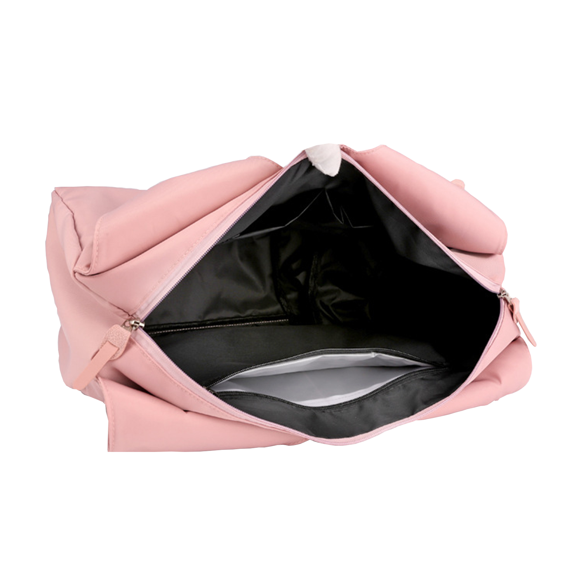 Nylon sports totes bags with shoes compartment for women 10