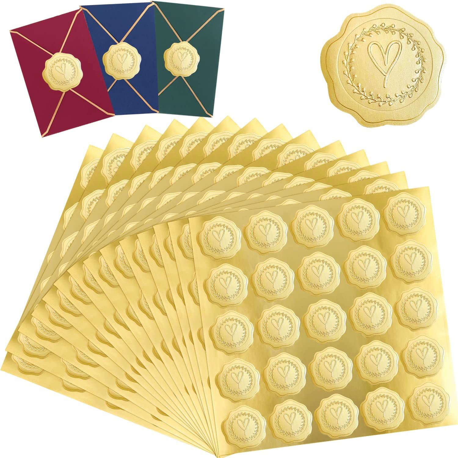 Embossed & Steel Stamped Envelope Seals