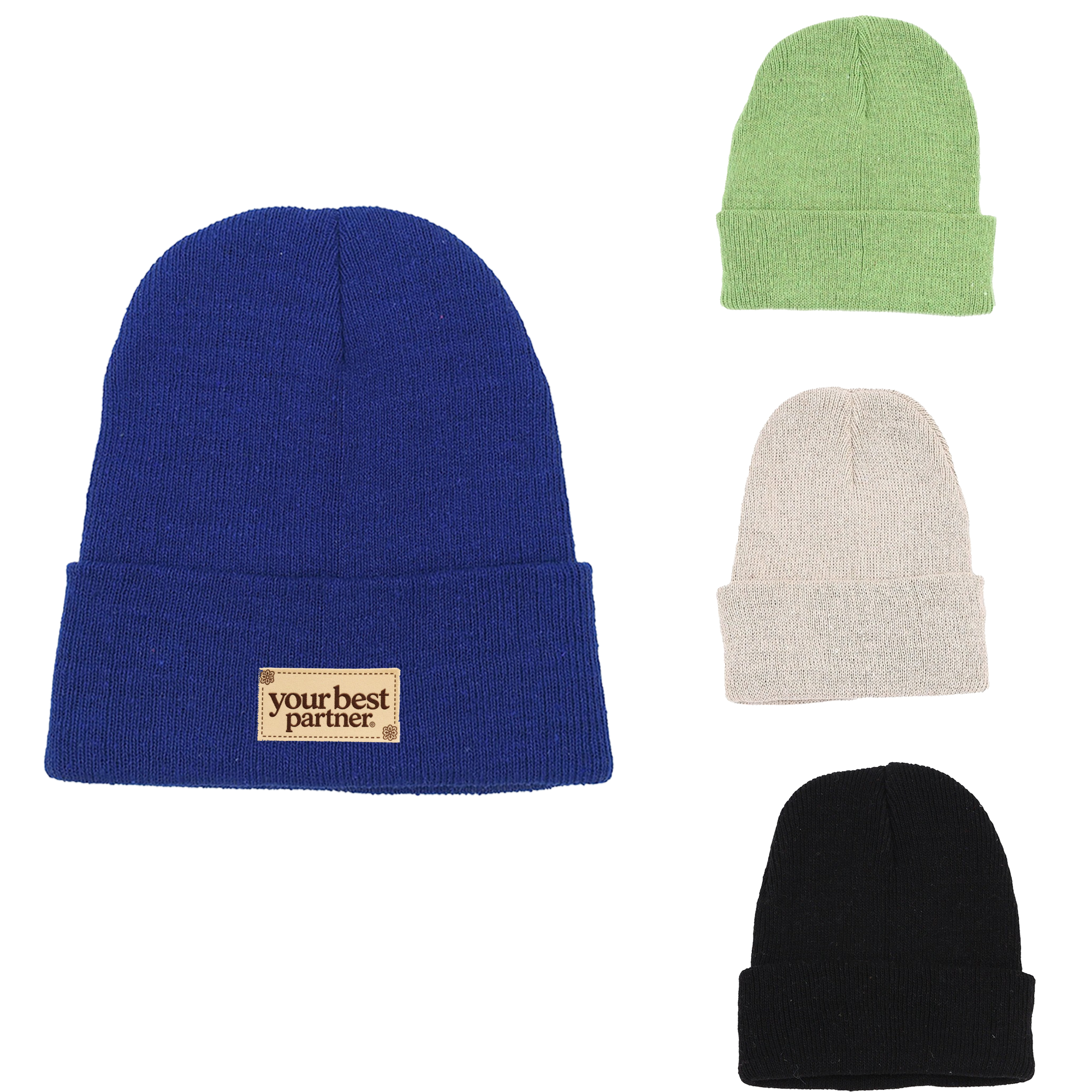 MOQ100 Knitted Winter Beanie 2