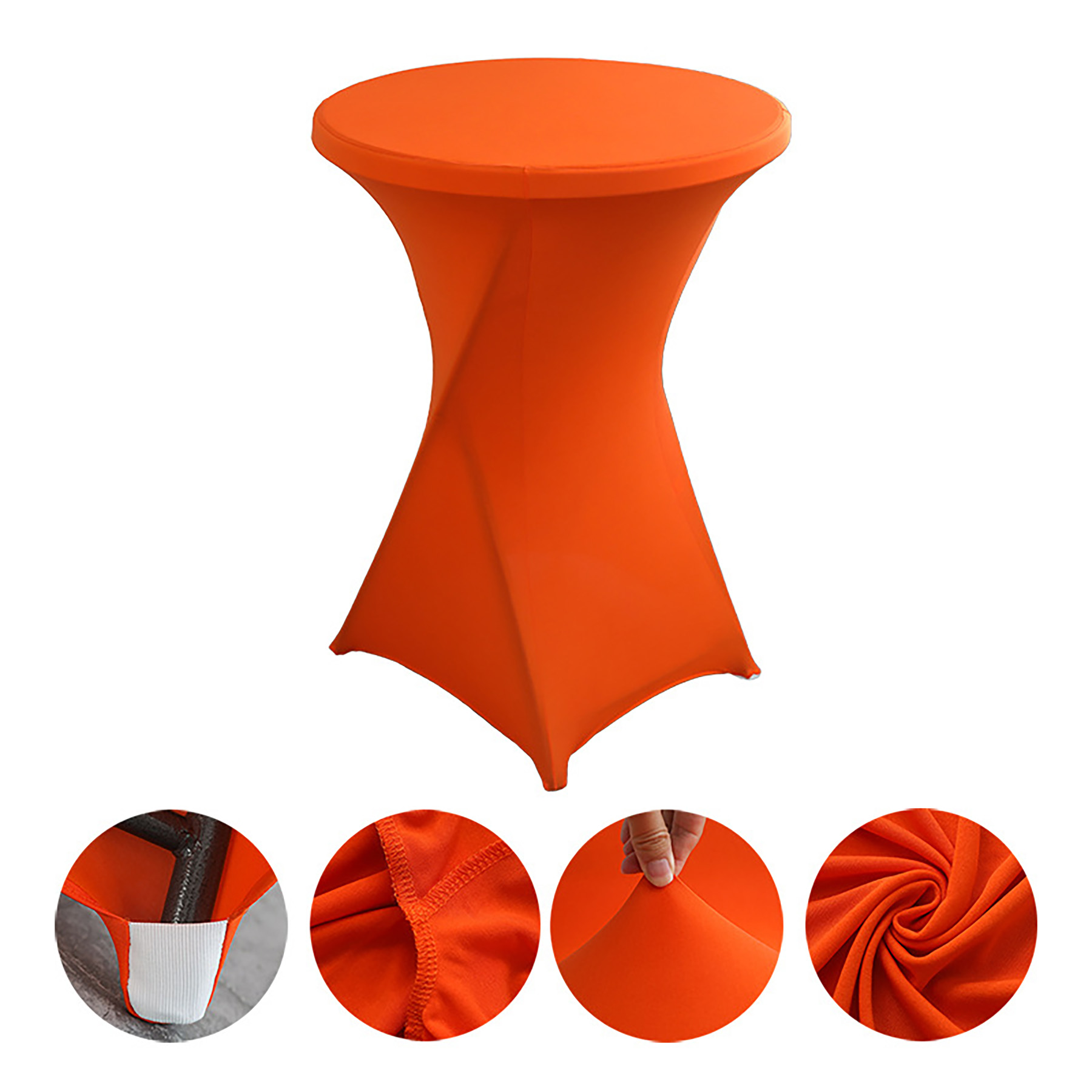 Round Elastic Table Cover 35