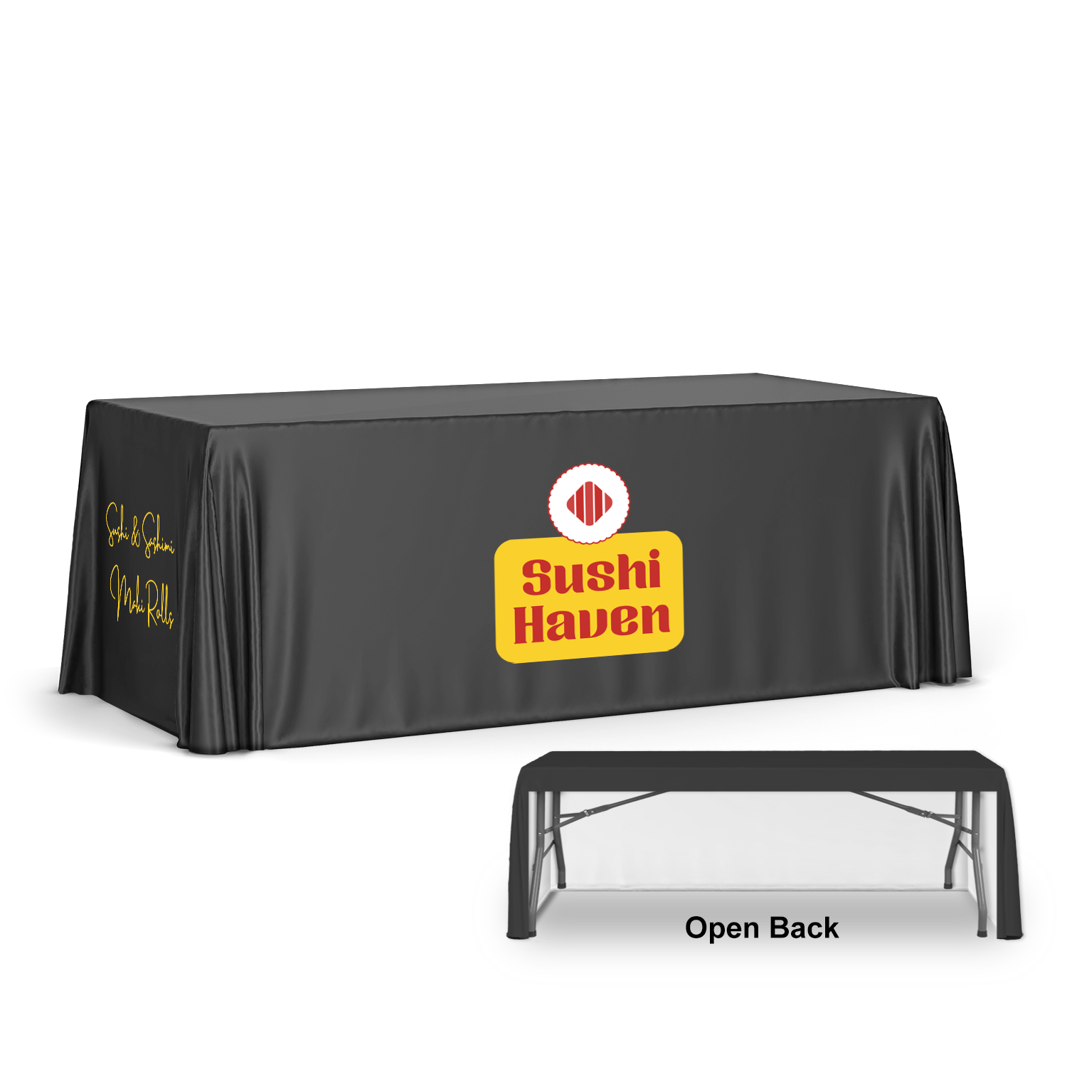 8' Premium Table Throw (3-Sided) 4