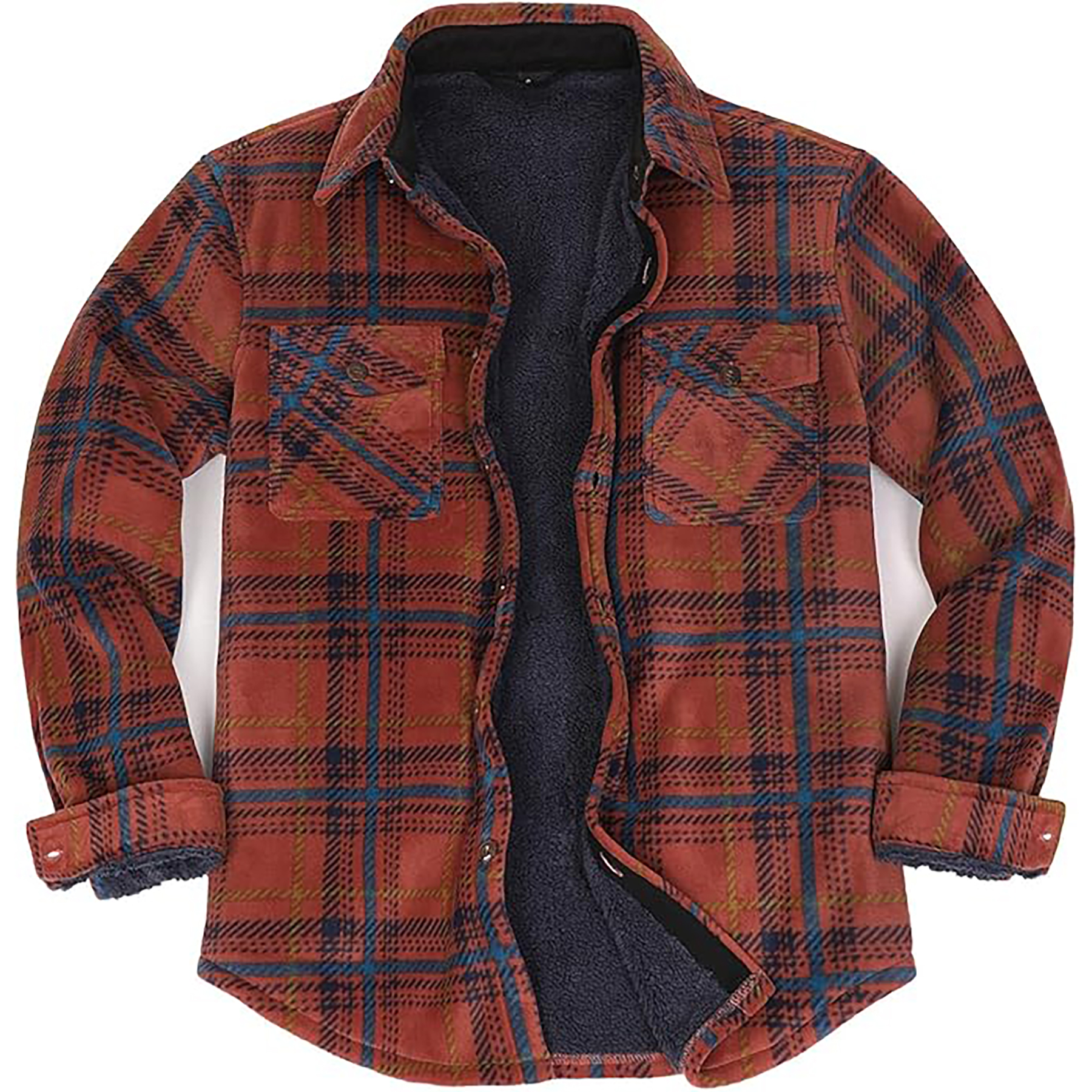 Men's Flannel Shirt Jacket 78