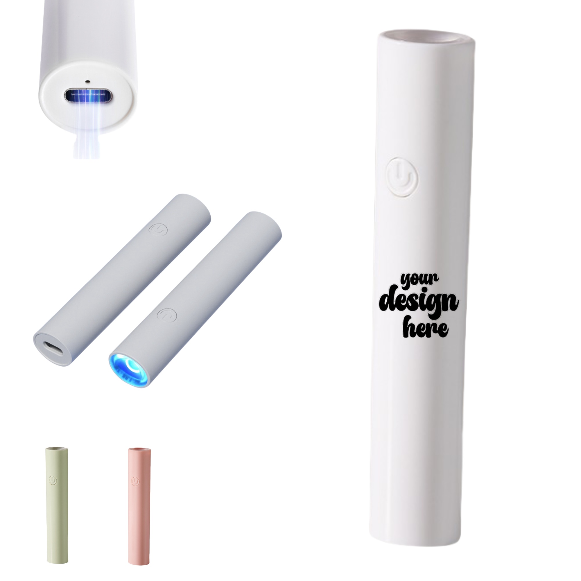 White Mini UV Light for Nails