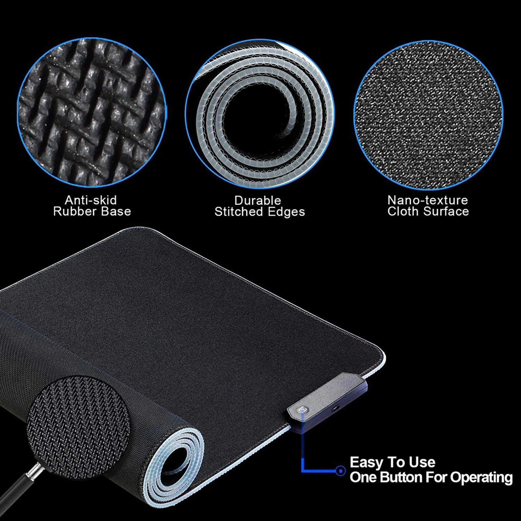 Led RGB Gaming Mouse Pad 20