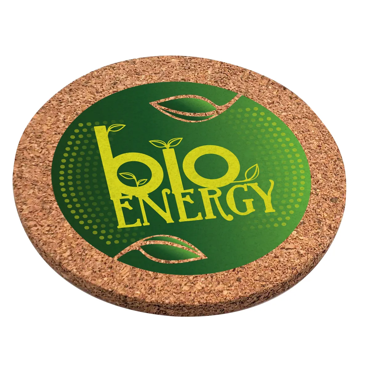 Cork Wood Coaster set of 2 18