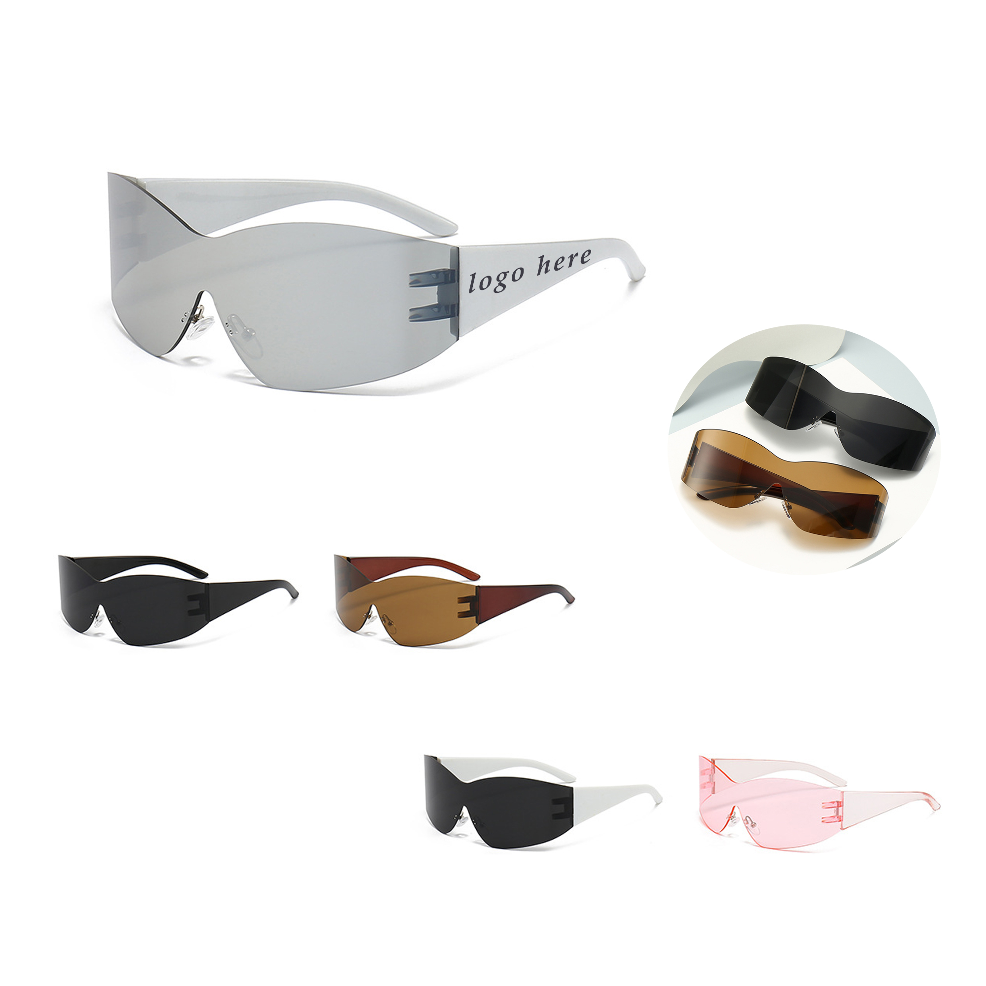 Rimless Sunglasses
