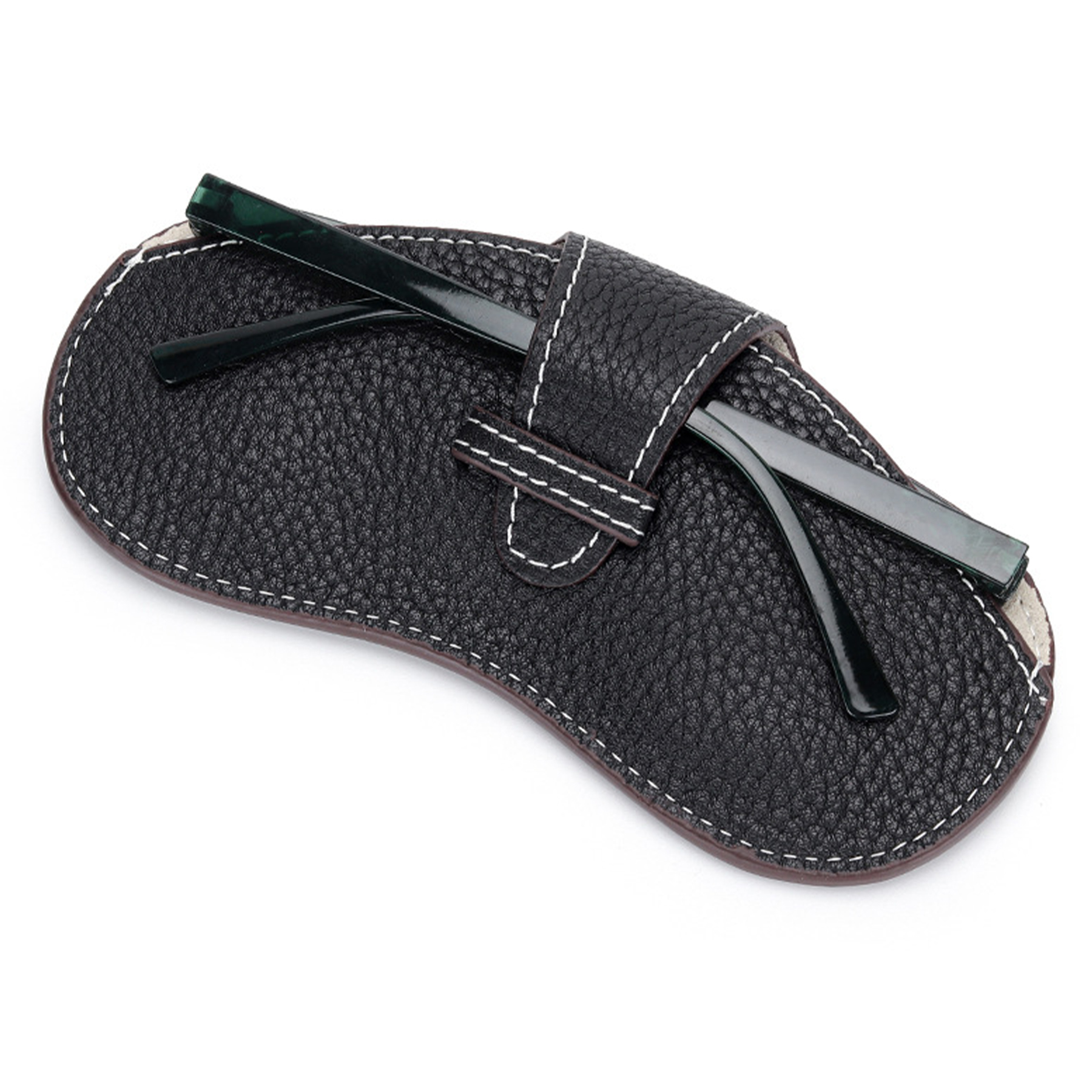 Genuine Leather Sunglasses and sunglasses storage bag 14