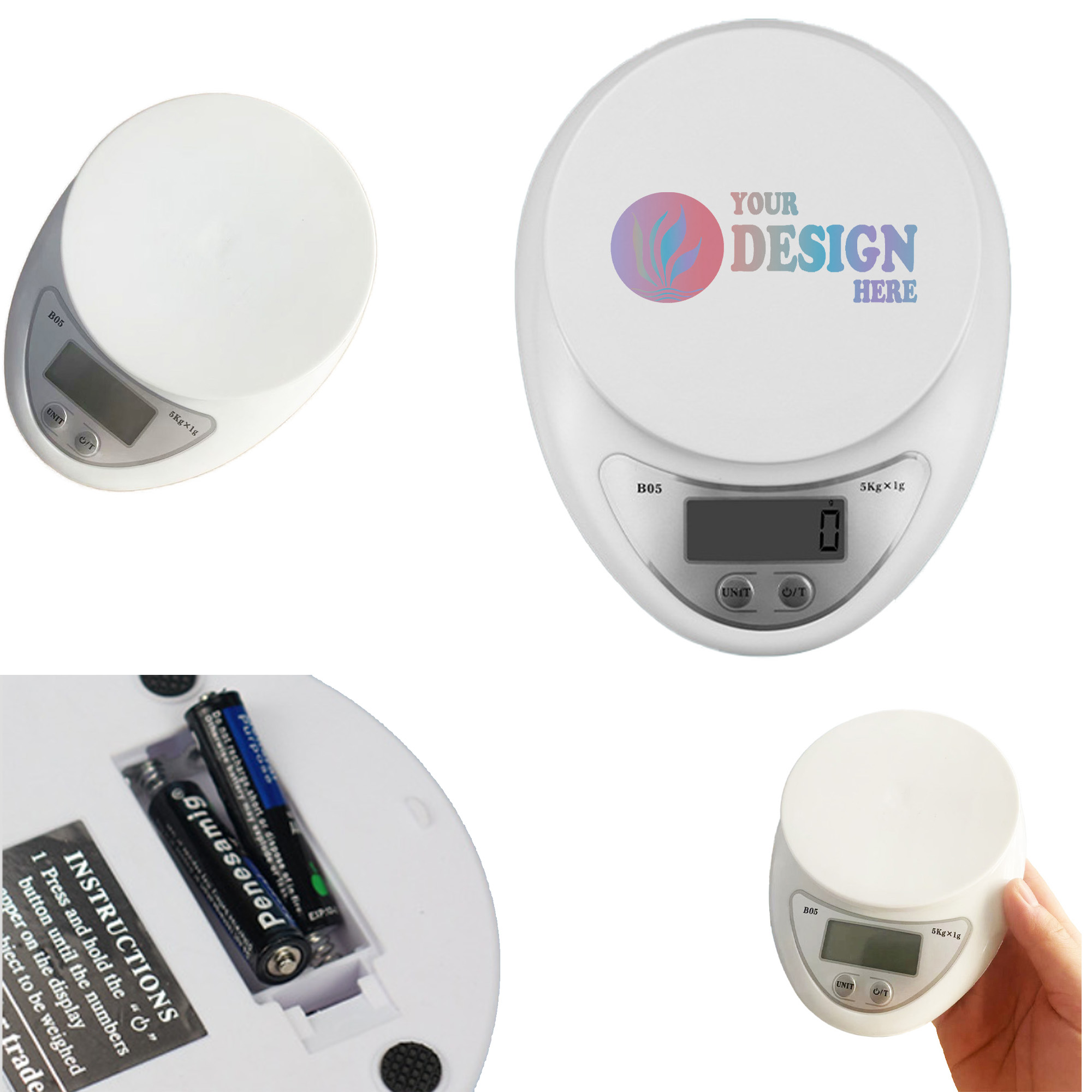 Custom Digital Kitchen Scale 4