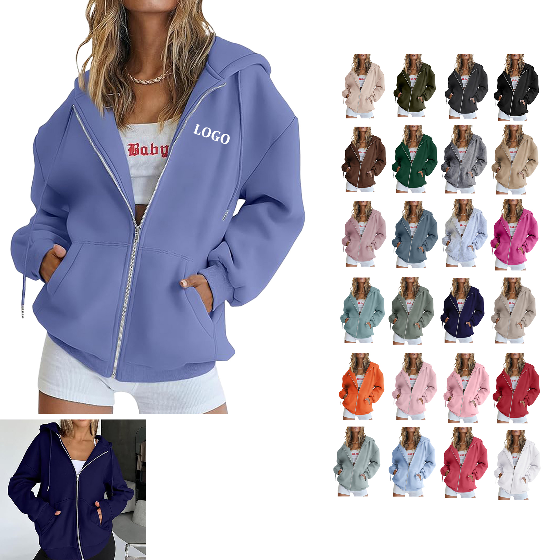 Zip Up Hoodies 57