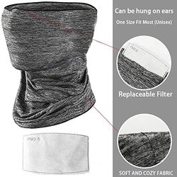 Heathered Cooling Gaiter With PM2.5 Filter