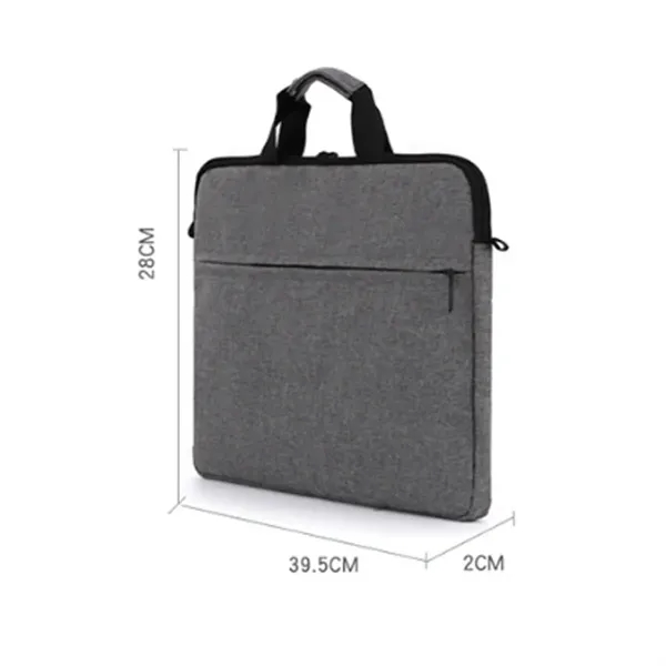 Custom 17 Inch Laptop Briefcase with Padded Interior — Professional Tech Commuter Bag 6