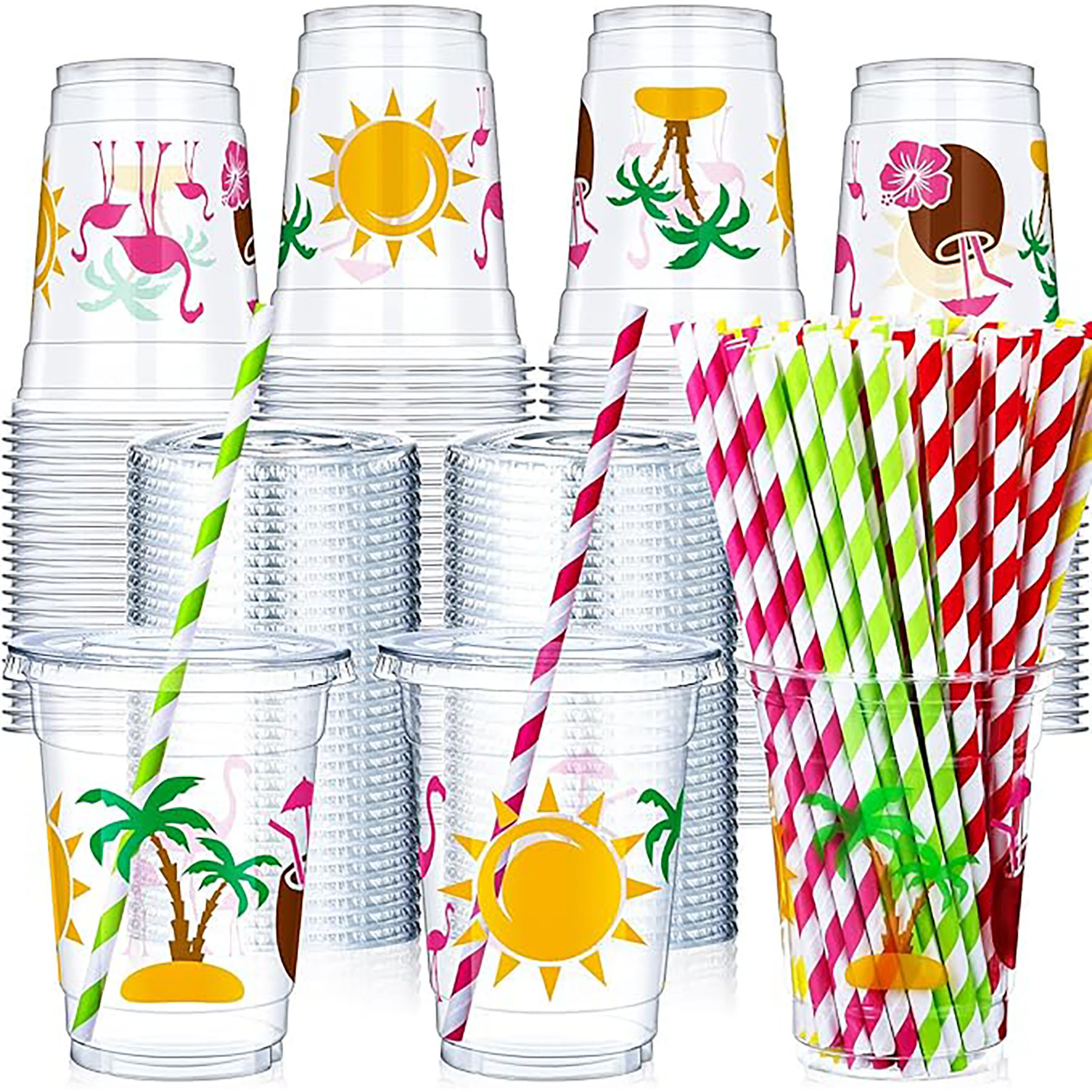16 oz Disposable Plastic Beverage Tumbler 6