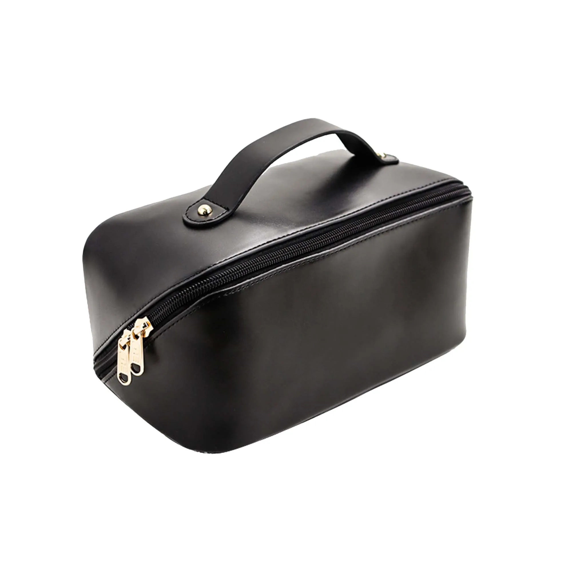 Large Capacity PU Leather Makeup Toiletry Bag 18