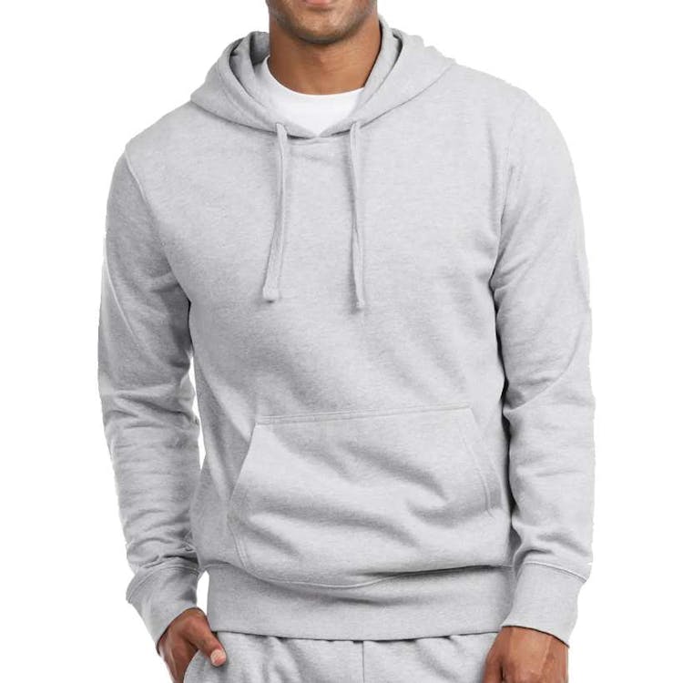 Men's Fleece Hoodies - Gray 2X, custom hoodie or sweatshirt with logo imprint 3