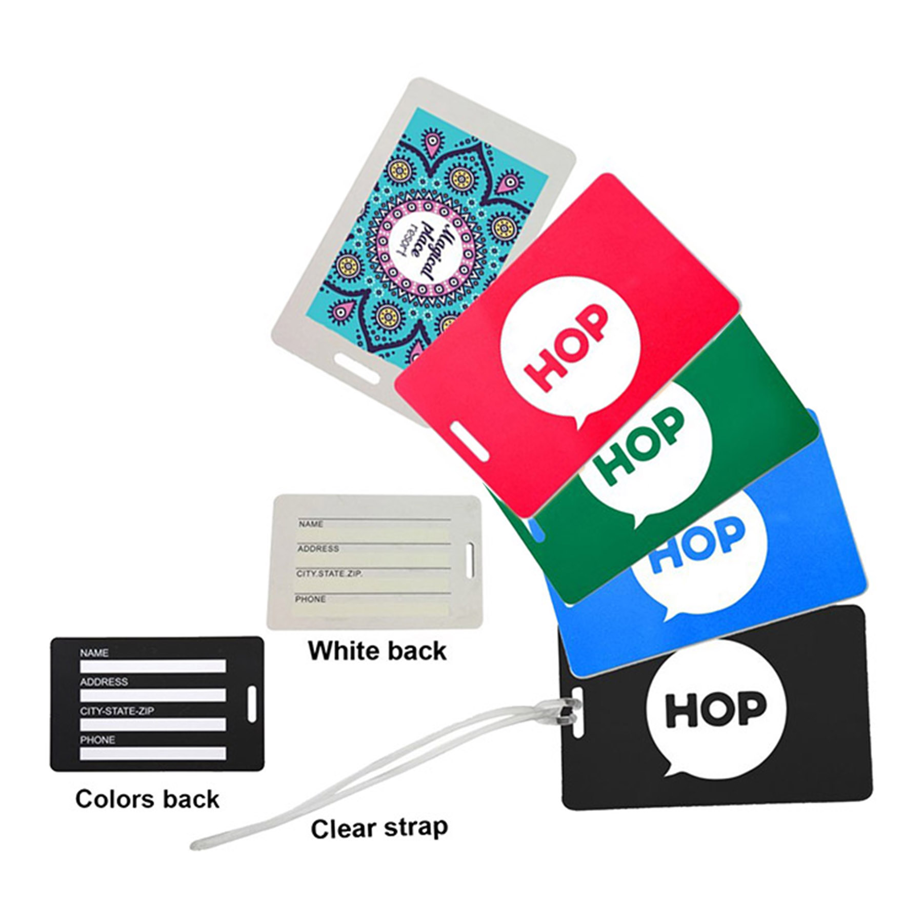 PVC Luggage tag 11