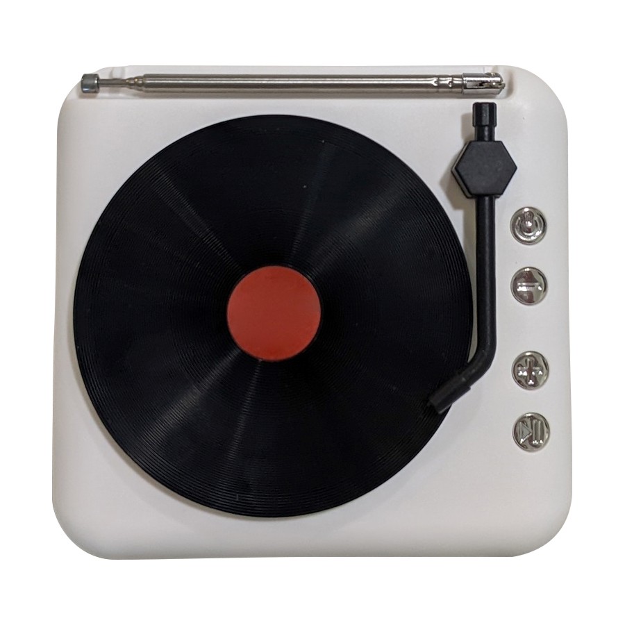 SonicWave Retro Record Player Shaped Bluetooth Speaker 8