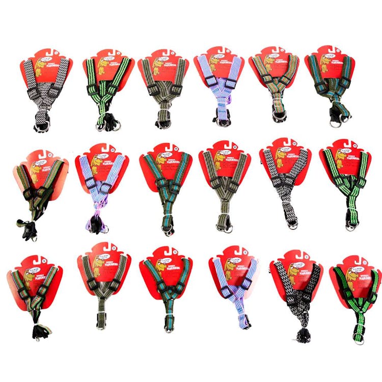 Dog Harnesses - S M L Assorted Designs 3
