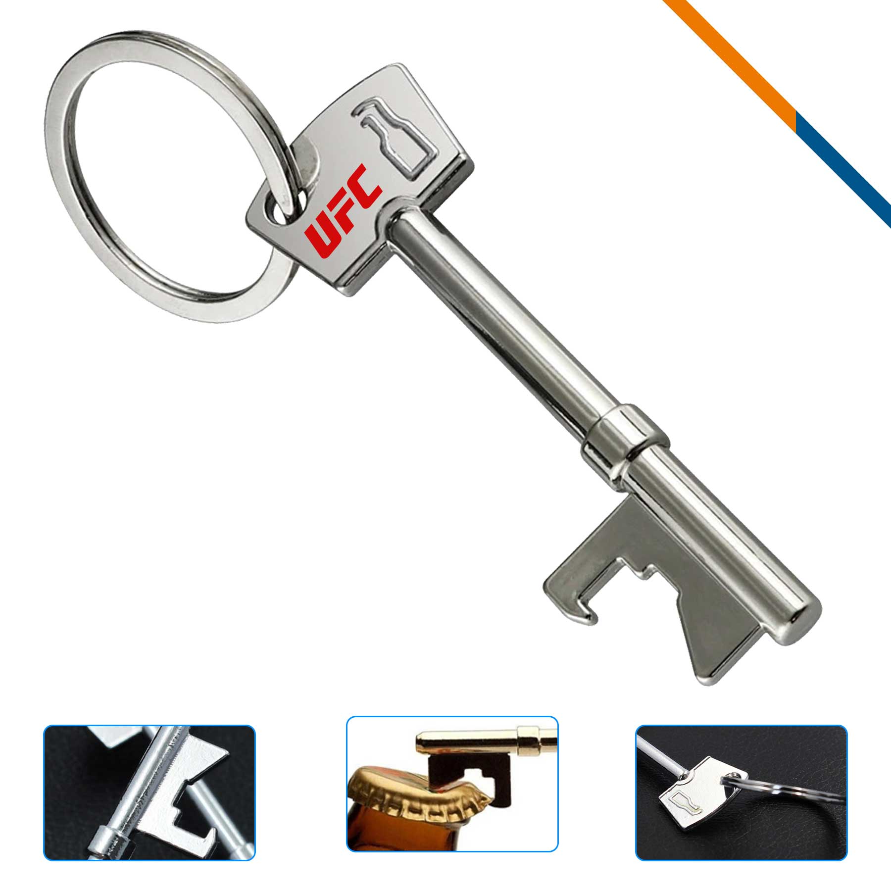 Kerane Bottle Opener Metal Keychain