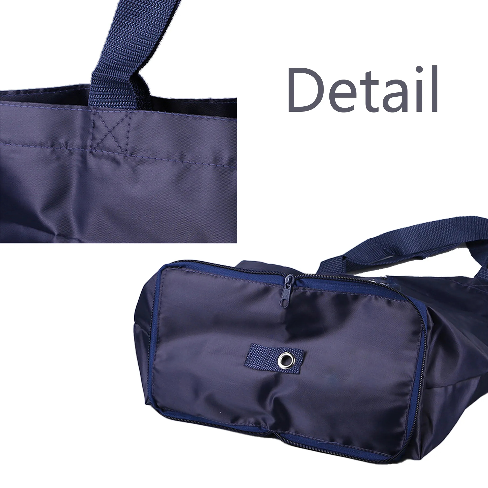 Reusable Foldable Printed Nylon Bag, custom tote bag with logo imprint 12