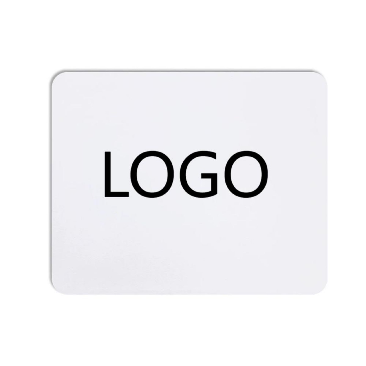 Custom Logo PU Square Simple Mouse Pad 3