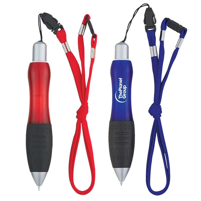 Neck Pen with Safety Clip