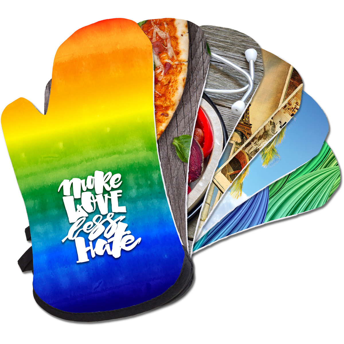 Full Color Neoprene Oven Mitt 19