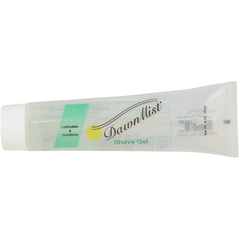 Shave Gel Tubes - 3 oz Clear 2