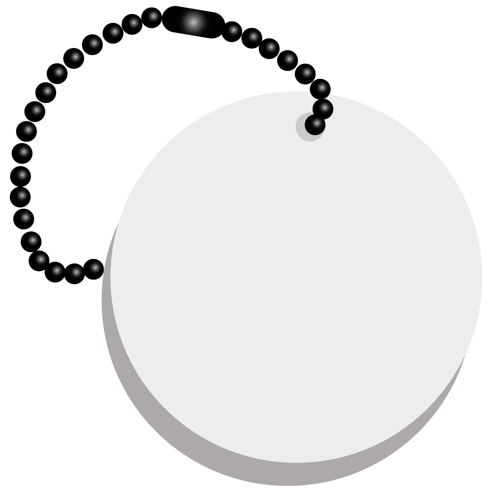Circle Key Tag 38