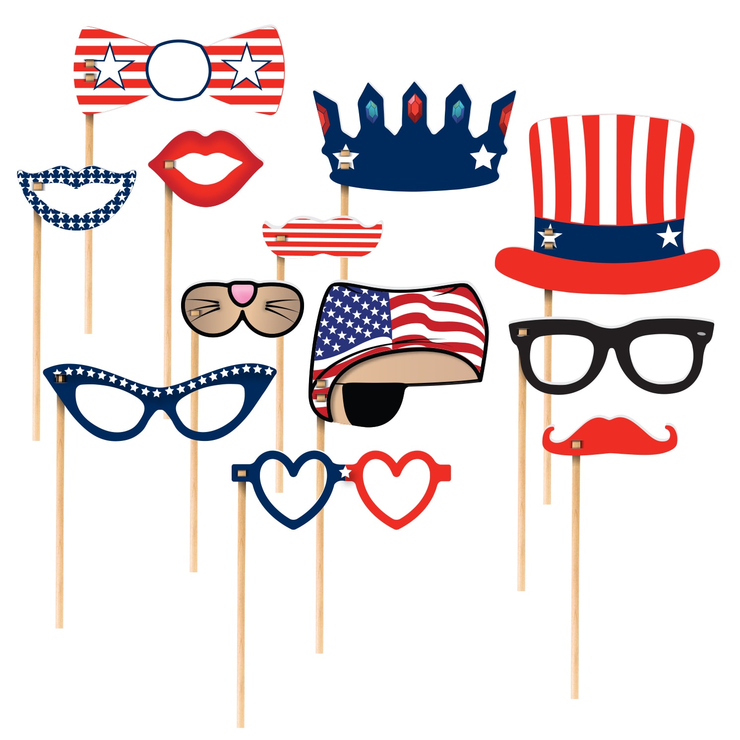 USA Patriot Photo Booth Kit 4