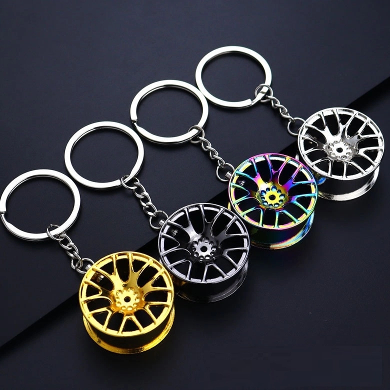 Auto Wheel Rim Keychain