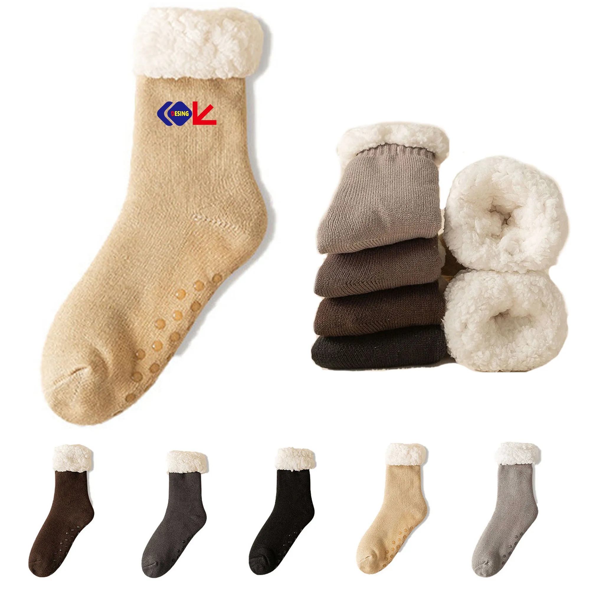 Thick Fluffy Socks Warm Cozy Comfy 9